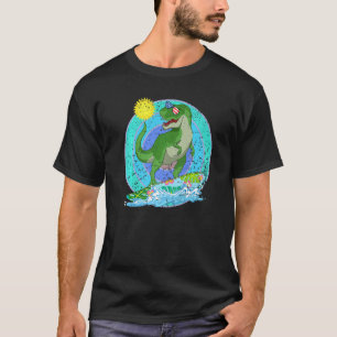Camiseta Surfboard Surfing Dinosaurios Hombres Mujeres Niño
