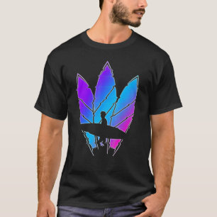 Camiseta Surfboard Synthwave Surfboard Vaporwave de los año
