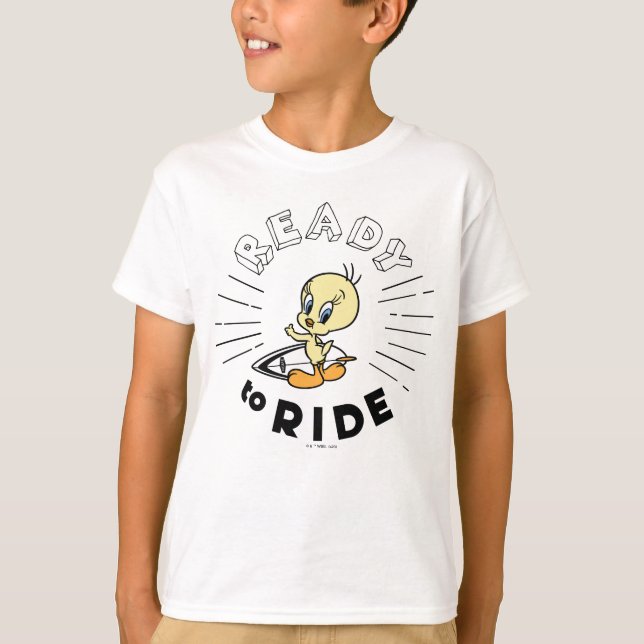 Camiseta Surfboard TWEETY™ - Listo para viajar (Anverso)