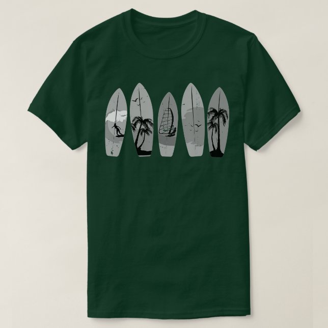 Camiseta Surfboard Vintage Classic Retro Surfboarde (Diseño del anverso)