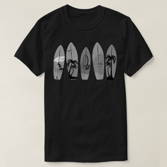 Camiseta Surfboard Vintage Classic Retro Surfboarde (Diseño del anverso)