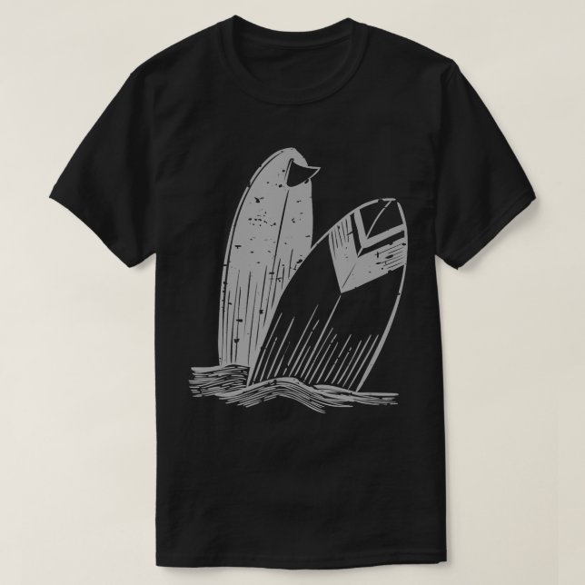 Camiseta Surfboard Vintage Classic Retro Surfboarde (Diseño del anverso)