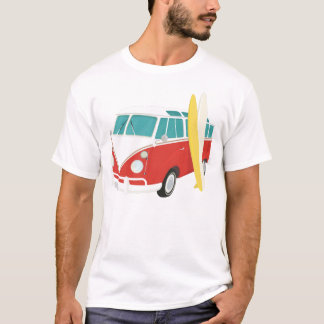 Camiseta Surfboard y Combi Van Men's Tee