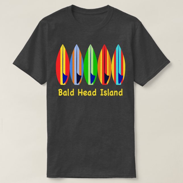 Camiseta Surfboards de Bald Head Island (Diseño del anverso)