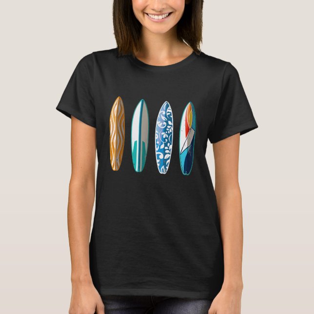 Camiseta Surfboards Surfer Gift Idea Surfing (Anverso)