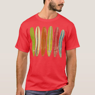 Camiseta Surfboards Vintage Retro Style Surfing