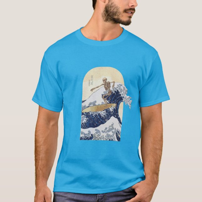 Camiseta Surfeando la gran ola de kanagawa (Anverso)