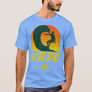 Camiseta Surfer Hang 10 Surf Design