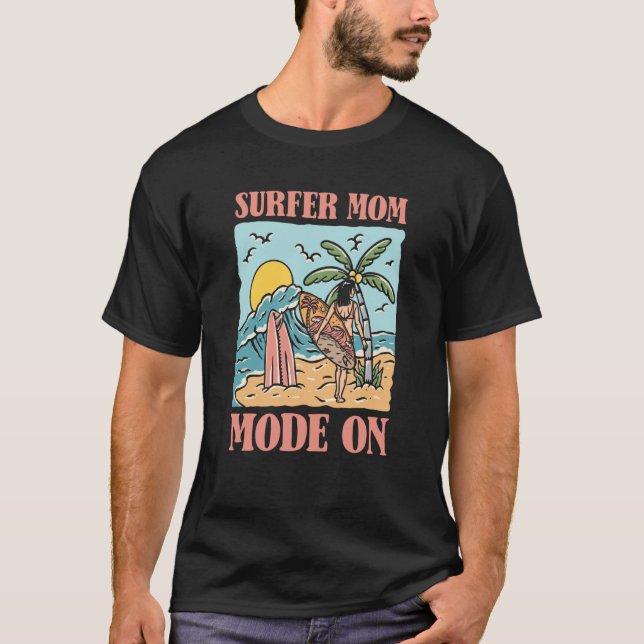 Camiseta Surfer Mother Surfboard Surfrider Waves Surfing M (Anverso)