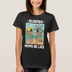 Camiseta Surfer Mother Surfrider Waves Surfboard Surfing M