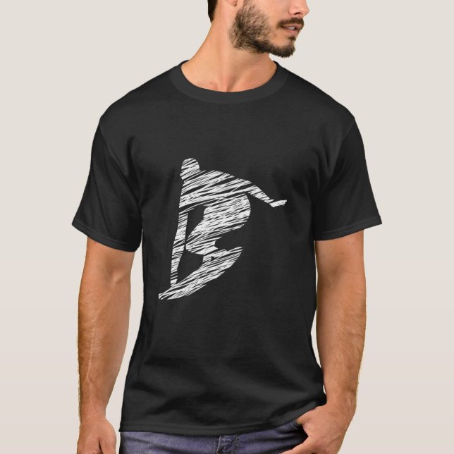 Camiseta Surfer Motif Beach Vintage Surf (Anverso)