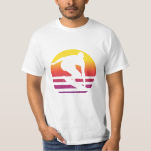 Camiseta Surfer Retro Surfing Sunset