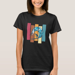 Camiseta Surfer Retro Waves Water Sport Surfboard Surf Surf