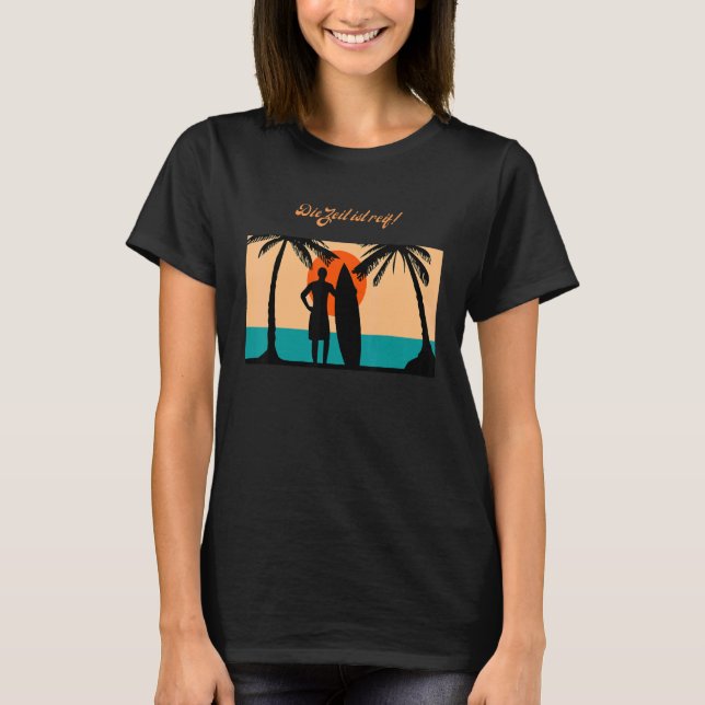 Camiseta Surfer Sun Beach And Sea La Onda Perfecta (Anverso)