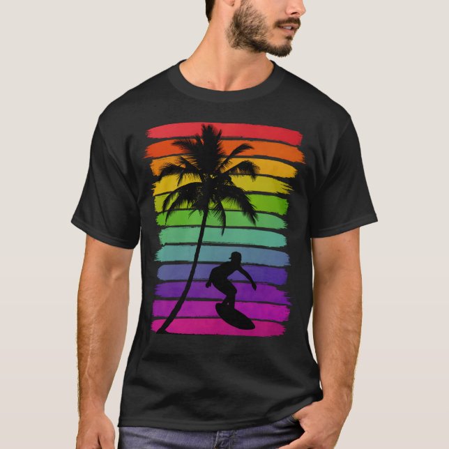 Camiseta Surfer Sunset Beach (Anverso)