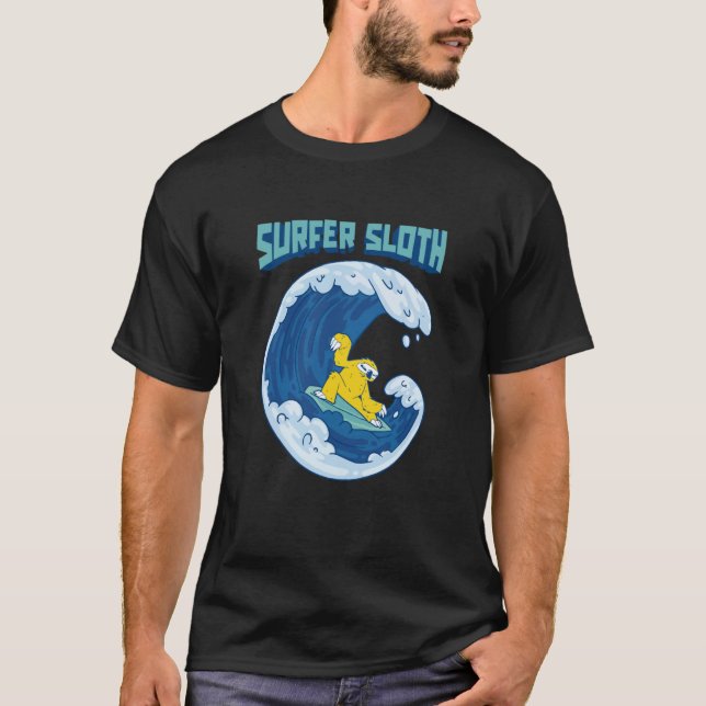 Camiseta Surfer Surfrider Waves Surfboard Surfing Slots (Anverso)