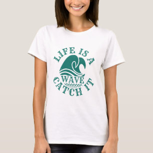 Camiseta Surfer Waves Cita Gift