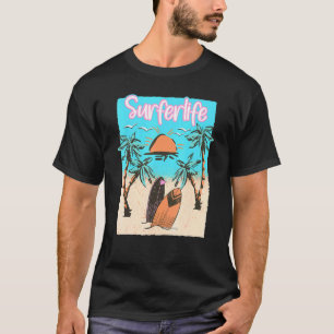 Camiseta Surferlife Surfing Playa Surfer Vintage Surf
