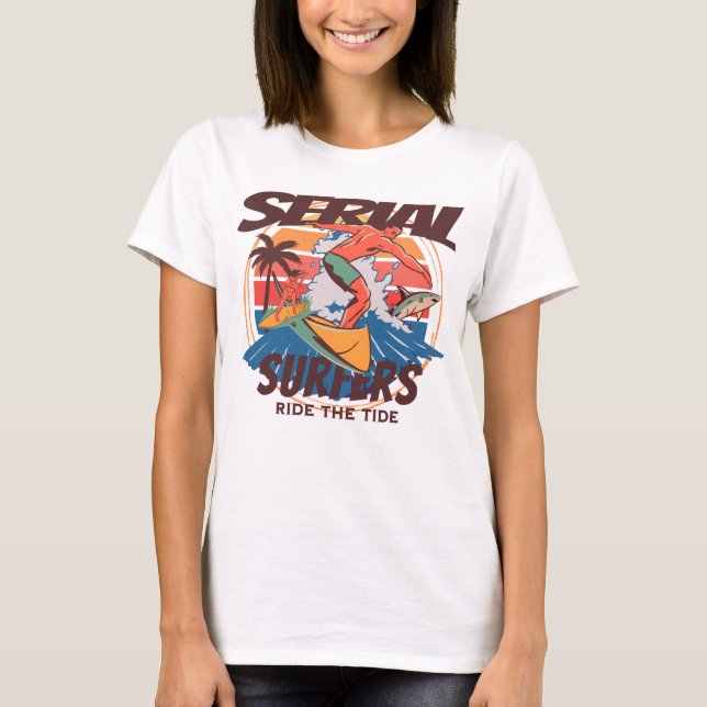Camiseta Surfers serie vintage (Anverso)