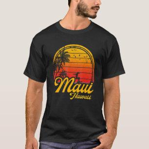 Camiseta Surfin de vacaciones de verano de palmeras en la p