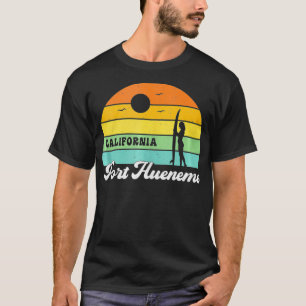Camiseta Surfin retro vintage de Port Hueneme Beach Califor