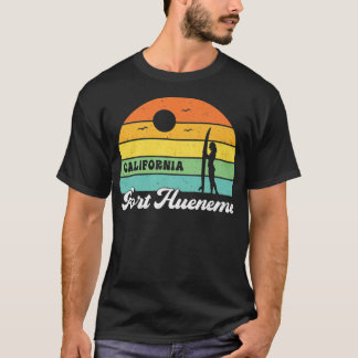 Camiseta Surfin retro vintage de Port Hueneme Beach Califor