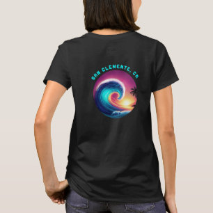 Camiseta Surfing a Big Wave-