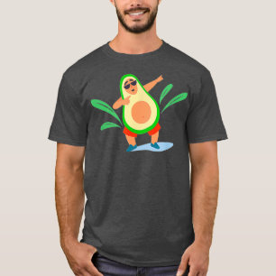 Camiseta Surfing Aguacate Funny Aguacate Vegan