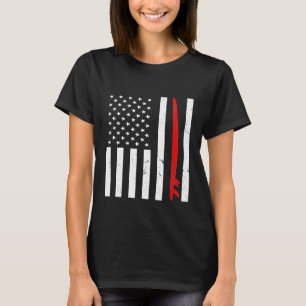 Camiseta Surfing American Flag Surfboard
