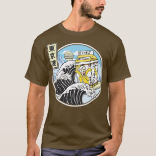 Camiseta Surfing Banana Milk Carton Kanagawa Wave Japan Kaw