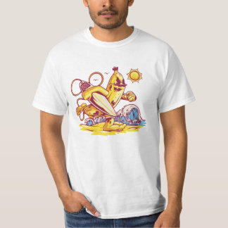 Camiseta Surfing Banana: Montando la ola de vibraciones tro