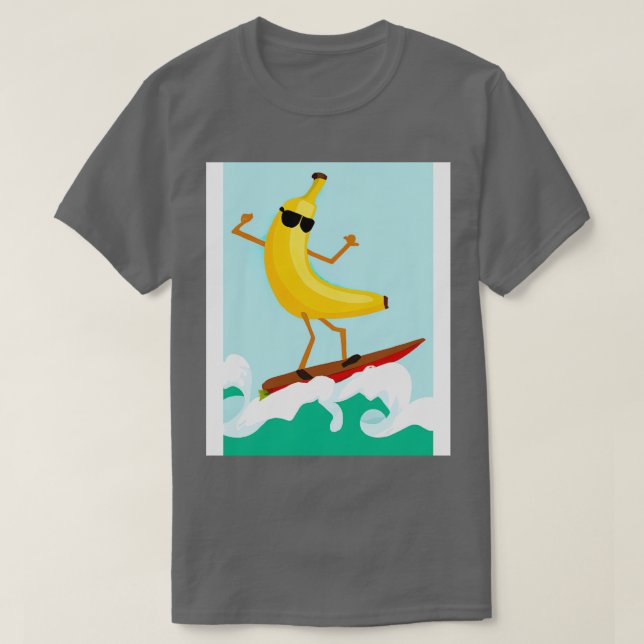 Camiseta Surfing Bananna (Diseño del anverso)