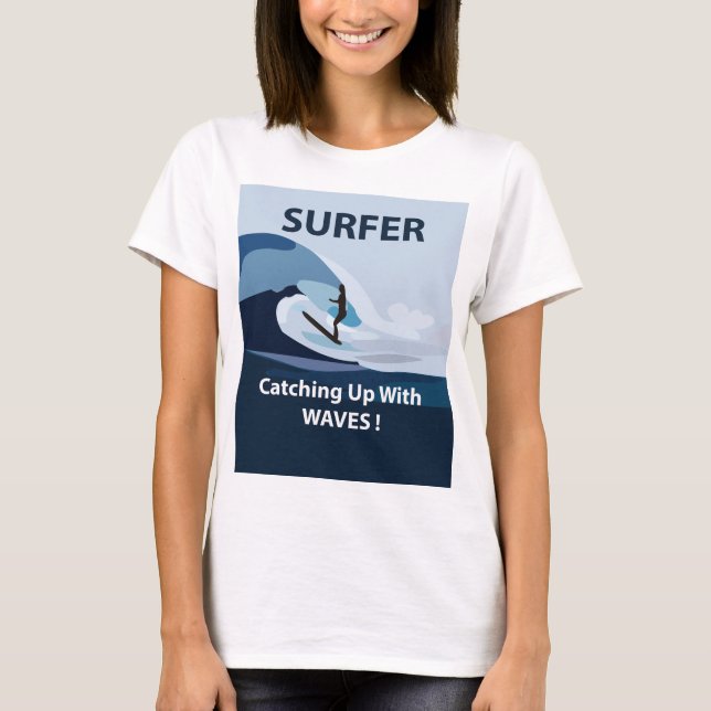 Camiseta Surfing Beach Surfing (Anverso)
