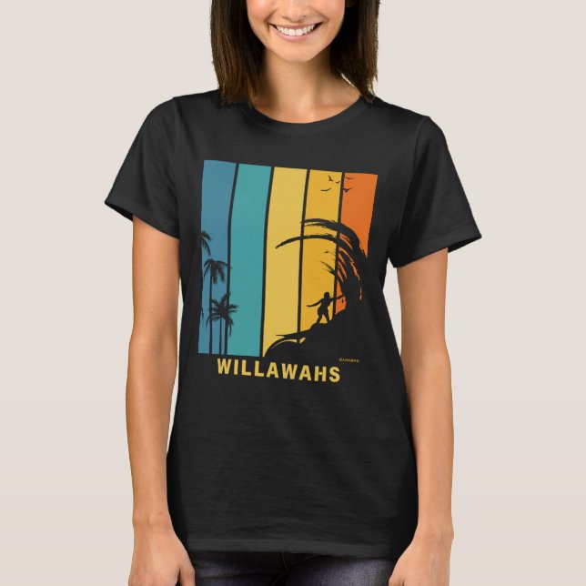 Camiseta Surfing Beach Willawahs Bahamas (Anverso)