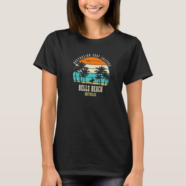 Camiseta Surfing Bells Beach Australia Australian Surf Cult (Anverso)
