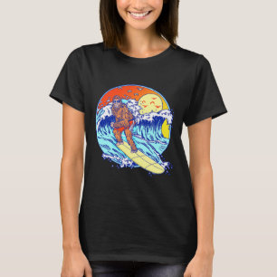 Camiseta Surfing Bigfoot Divertida Playa Sasquatch Surfista