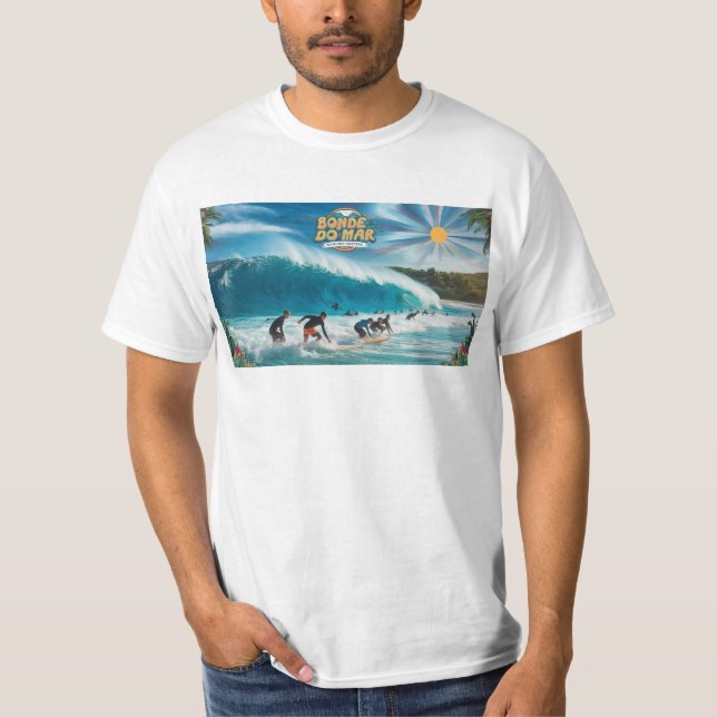 Camiseta Surfing Bonde do Mar (Anverso)