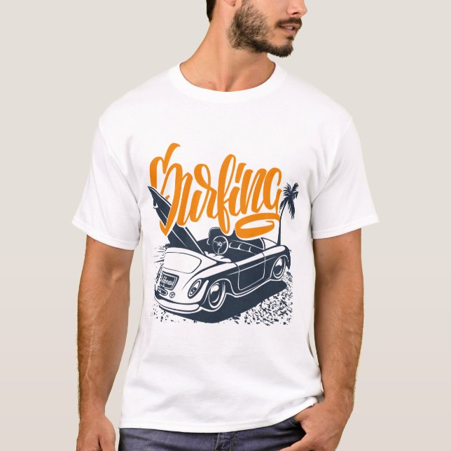 Camiseta Surfing California (Anverso)