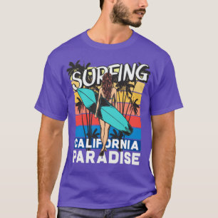 Camiseta Surfing California Paradise Chica Surfing