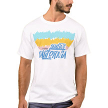 Surfing California Retro Graphic