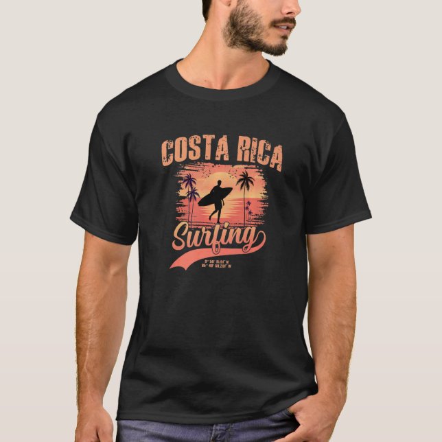 Camiseta Surfing Costa Rica 2 (Anverso)