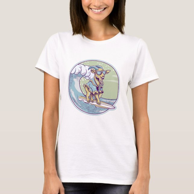 Camiseta Surfing de cabra (Anverso)
