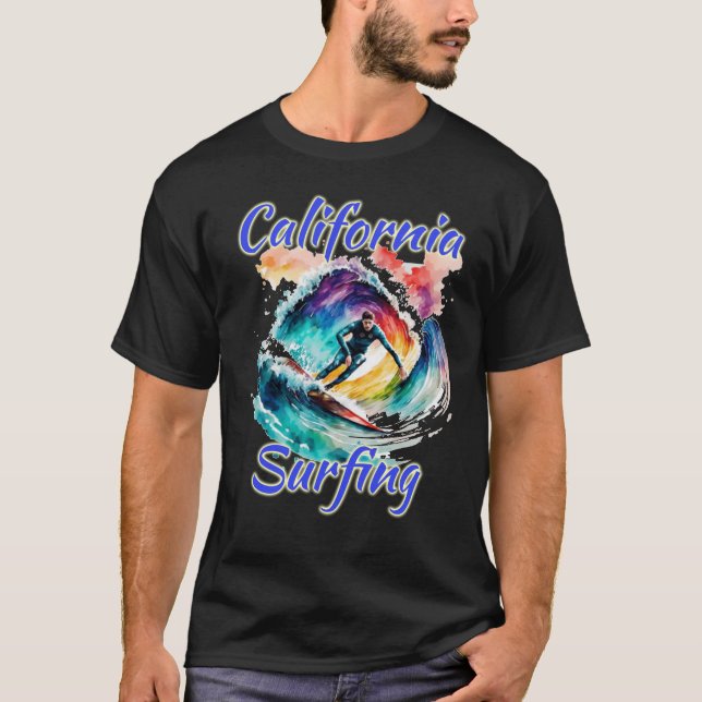 Camiseta Surfing de California (Anverso)