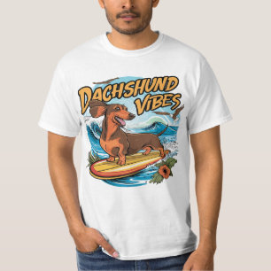 Camiseta Surfing de Dachshund