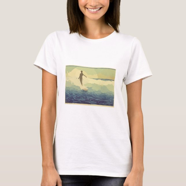 Camiseta Surfing de época (Anverso)
