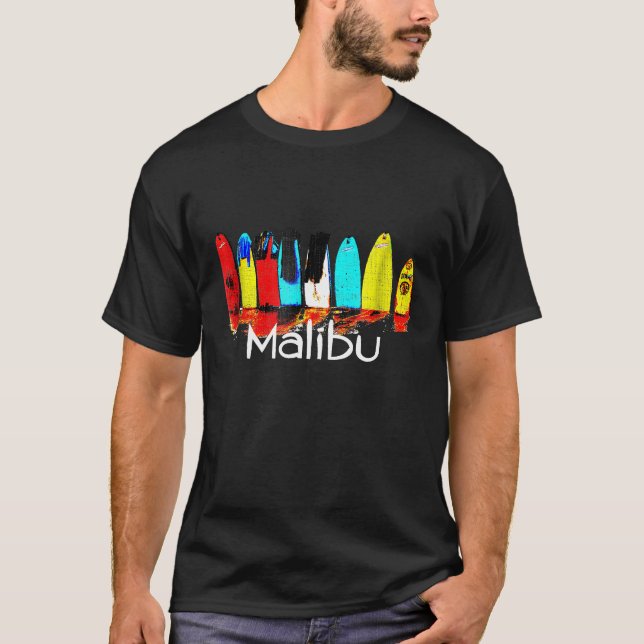Camiseta Surfing de Malibu California (Anverso)