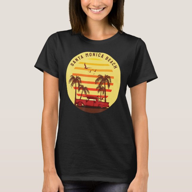 Camiseta Surfing de Santa Mónica (Anverso)