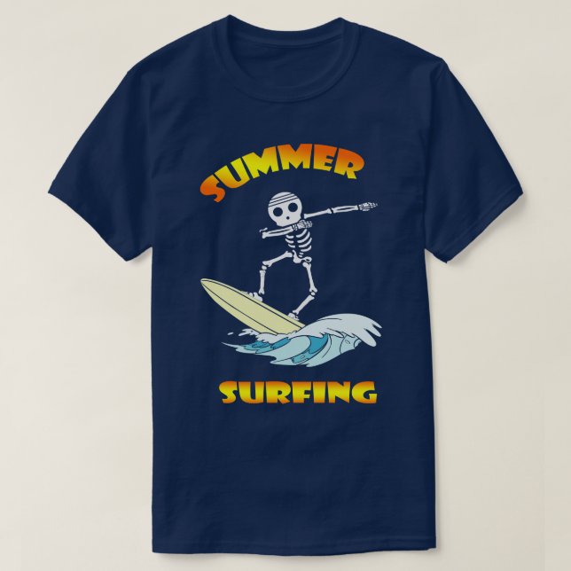Camiseta Surfing de verano en el Torrt 1 (Diseño del anverso)