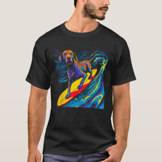 Camiseta Surfing Dog Great Dane