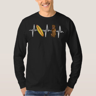 Camiseta Surfing Dogues De Bordeaux Heartbeat Dog